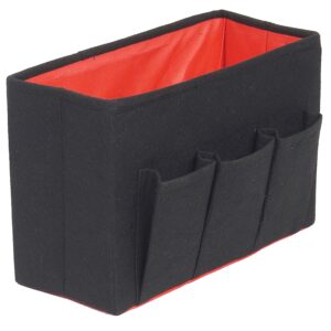 PrettyKrafts Magazine / Files Organiser - MultiUtility Storage Box Files - Desk Organizer - Black