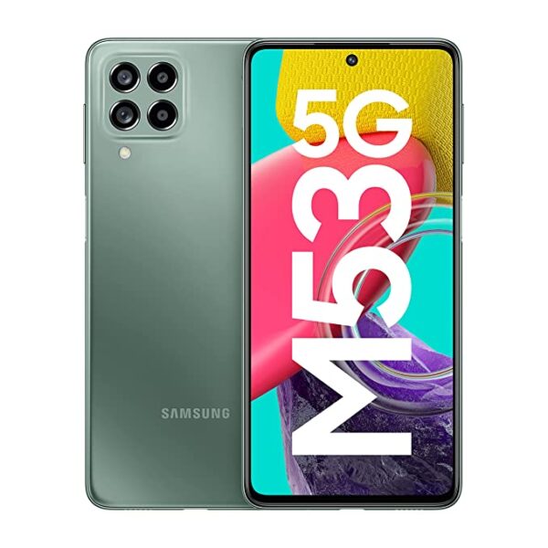 Samsung Galaxy M53 5G (Mystique Green, 8GB, 128GB Storage)